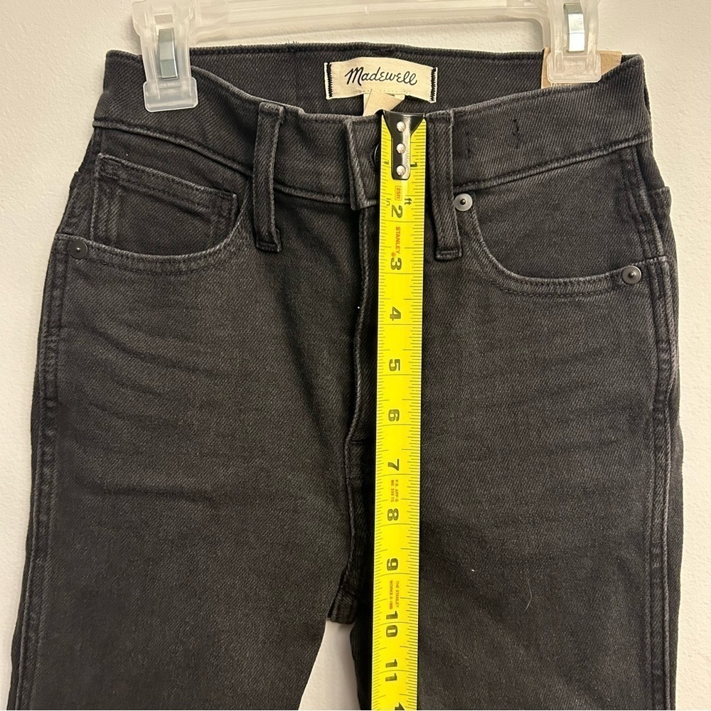 Madewell Black Jeans 10” High-Rise Skinny Size 24 NWT - Picture 9 of 12